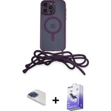 BUTİMAR'S iPhone 13 Pro Max Eksen Özel Seri - Siyah Bilvis 5in1 5d Magic Hayalet Cam Ekran Koruyucu + Lacivert Pers Alüminyum Kamera Lens