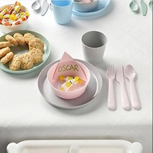 Mjcc Kalas — Çocuk Çatal Bıçak Takımı 18 Parça Bpa Içermeyen Mikrodalga Fırın ve Bulaşık Makinesinde Yıkanabilir — 704.613.85