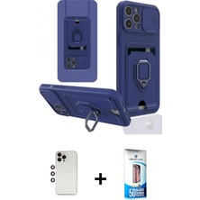 BUTİMAR'S iPhone 12 Pro Max Vadi Form Prime - Siyah 5d Eko Cam Ekran Koruyucu + Gökkuşağı Shine Kamera Lens