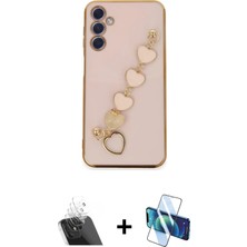 BUTİMAR'S Galaxy A24 4g Nova Işık Prime - Siyah 3D Antistatik Seramik Nano Ekran Koruyucu + Şeffaf Kamera Lens Koruma Cam