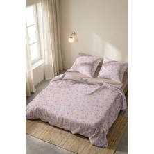Cotton Collection Tek Kişilik Nevresim Takımı Menekşe