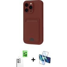 BUTİMAR'S iPhone 16 Plus Vadi Çizgi Prime - Siyah 3D Antistatik Seramik Nano Ekran Koruyucu + Beyaz Raze Metal Kamera Lens