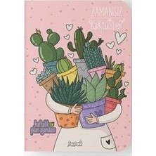 Melimelek Kaktüs Zamansız Ajanda 15 x 21,5 cm Renkli Kapak Tasarımıyla İlham Verici Planlayıcı