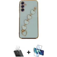 BUTİMAR'S Galaxy A24 4g Nova Işık Prime - Siyah 3D Antistatik Seramik Nano Ekran Koruyucu + Şeffaf Kamera Lens Koruma Cam