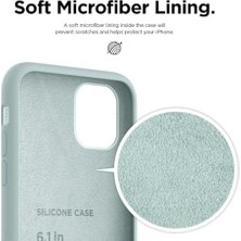 Kılıf 11 ile Uyumlu Içi Kadife Lansman Silikon Kılıf Şok Emici Full Kasa Koruma Sağlayan (Sarı)