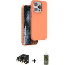 BUTİMAR'S iPhone 14 Pro Kıvılcım Çizgi Serisi - Siyah Joko Magic 5d Hayalet Cam + Gold Raze Metal Kamera Lens