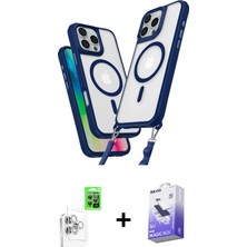 BUTİMAR'S iPhone 16 Pro Atlas Doku Koleksiyonu - Siyah Bilvis 5in1 5d Magic Hayalet Cam Ekran Koruyucu + Beyaz Raze Metal Kamera Lens