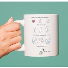 - Baskılı Kupa Bardak Mug + Bilek Destekli Mouse Pad