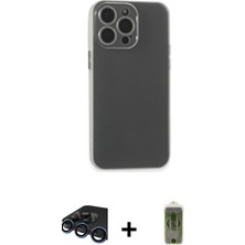 BUTİMAR'S iPhone 15 Pro Max Atlas Minimal Prime - Siyah Joko Magic 5d Hayalet Cam + Lacivert Raze Metal Kamera Lens