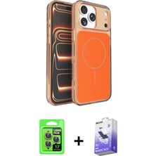 BUTİMAR'S iPhone 17 Pro Kutup Doku Serisi - Siyah Bilvis 5in1 5d Magic Hayalet Cam Ekran Koruyucu + Gri Raze Metal Kamera Lens