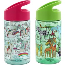Tyrrell Katz Pipetli Matara 400 ml - 2'li Set (Unicorn & Jungle)