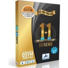 2021 Tyt Ayt İki Sınav Bir Arada 1+1 Deneme Paraf Yayınları