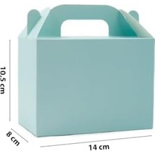 10X14 cm Karışık Renk El Geçme Hediye Kutusu (3'lü Set)