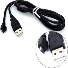 SONY Ps4 Dualshock 4 Controller Kol USB Şarj Kablosu Orijinal Üretici Yedek Parça Siyah