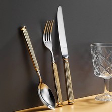 Aryıldız Monalisa Gold 84 Parça 12 Kişilik Çatal Kaşık Bıçak Takımı