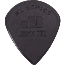 Jim Dunlop Jazz III XL Nylon Black Pena - Yüksek Kaliteli Naylon Malzeme ile Gelişmiş Kontrol