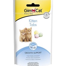 Gimcat Yavru Kedi Ödül Tableti 40 gr Lezzetli Kitten Tabs Büyüme Destekleyici