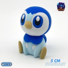 Neptune3D #0393 Piplup Pokemon Figürü