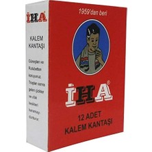 Akman Shop IHA Kalem Kan Taşı 1 Paket / 12 Adet Altıgen Şekilde Alkol İçermeyen Yazma Aracı