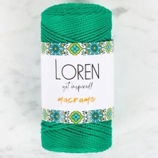 Urfakent Loren Macrame Yeşil El Örgü Ipi - Rm 0175 - 34339