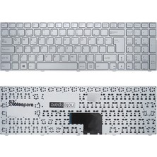 Notespare Casper Uyumlu Nirvana Nb 15.6 CGU.2830-4L05A, CGU.2830-4L05A-G, CSD.4100-4L05A-S Klavye Tr Gümüş Gri