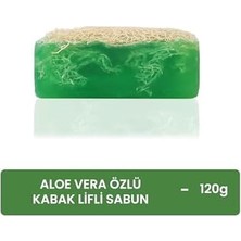Doğal Kabak Lifli Aloe Vera Özlü Sabun