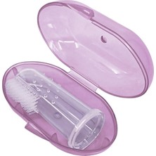 Bambino Pembe Parmak Diş Kaşıyıcı BPA İçermez Ergonomik Tutma Özelliği ile Bebek Dostu Tasarım