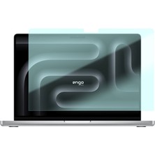 Engo Apple MacBook Pro 14 inç Ekran Koruyucu 9H Parlak Nano Şeffaf