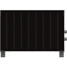 Luxell HC-2947 Konvektör Siyah 2500 Watt Konveksiyonel Isıtıcı Şık Tasarım ve Ayarlanabilir Termostat