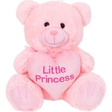 Urfakent 4763 Peluş Ayı Prens ve Prenses Kalpli Ayı 45 cm