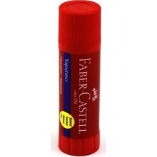 Faber-Castell 20 gr Kırmızı Yapıştırıcı Çocuklar İçin Güvenli Su Bazlı Hızlı Kuruma Kalitesi