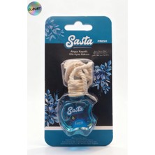 Glanart Ahşap Kapaklı Oto Ayna Kokusu 10 Ml.e Sasta  Fresh 1 Adet