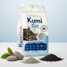 Kumi Cat Eko-Premium Aktif Karbonlu Topaklanan Tozsuz Bentonit Kedi Kumu