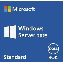 Verto Dell Wındows Server 2025 Standart W2K25STD-ROK 634-CVFM