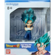 Dragon Ball Super Super Saiyan Blue Vegito Figür 8 cm Bandai Chibi Masters Anime Figürü