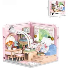 Urfakent P885001 Kedi Odası 287 Parça Block Oyuncak