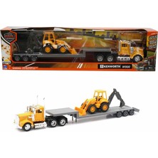 Urfakent 1:43 Long Haul Kenworth Taşıyıcı Tır ve Dozer