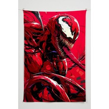 Charmbi Örümcek Adam Carnage Duvar Örtüsü – Büyük Boy Tapestry Duvar Halısı, Oyun Anime Film Oda Dekor