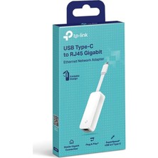 Verto Tp-Lınk UE300C USB 3.0 Type-C To Gıgabıt Ethernet Ağ Adaptoru