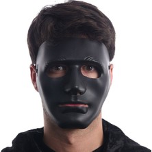 Urfakent Siyah Renk Hip Hop Anonim Jabbawockeez Dans Maskesi 18X19 cm