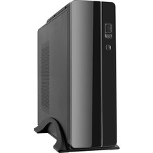 Verto Frısby FC-S6020B 300W 1X80MM Fan USB 2.0 Slım Tower Siyah Kulplu Kasa