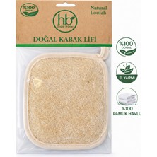 HB Doğal Ürünler Kare Küçük Kabak Lifi / Havlulu