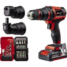 Verto Einhell Te-Cd 18/45 3x Li-I +22 (1x2,0 Ah) Akülü Vidalama Set