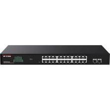 Verto Ip-Com G2226F 24 Port Gıgabıt + 2xsfp Uplınk Cloud Yönetilebilir Rackmount Swıtch
