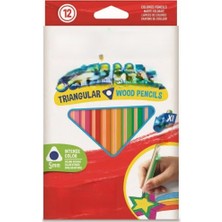 Urfakent Üçgen Kuru Boya Kalemi 12 Renk