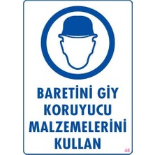 Verto Baret Giy Uyarı Levhası 25X35 Kod:48
