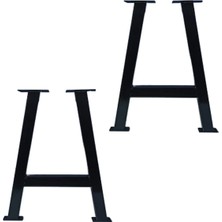 Beasym Metal Ayak Ahşap Kütük Masif Orta Zigon Sehpa Bank Bench Ayağı Profil Ayaklar