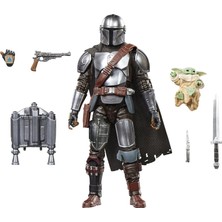 Hasbro Star Wars Black Series The Mandalorian & Grogu Deluxe, Star Wars: The Mandalorian & Grogu Aksiyon Figür Seti