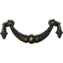 Zenvia Dekoratif Zamak Üzümlü Kulp - 64MM,  Antik, 1 Adet