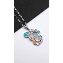 Serenity Şapkalı Hello Kity Çelik Kolye